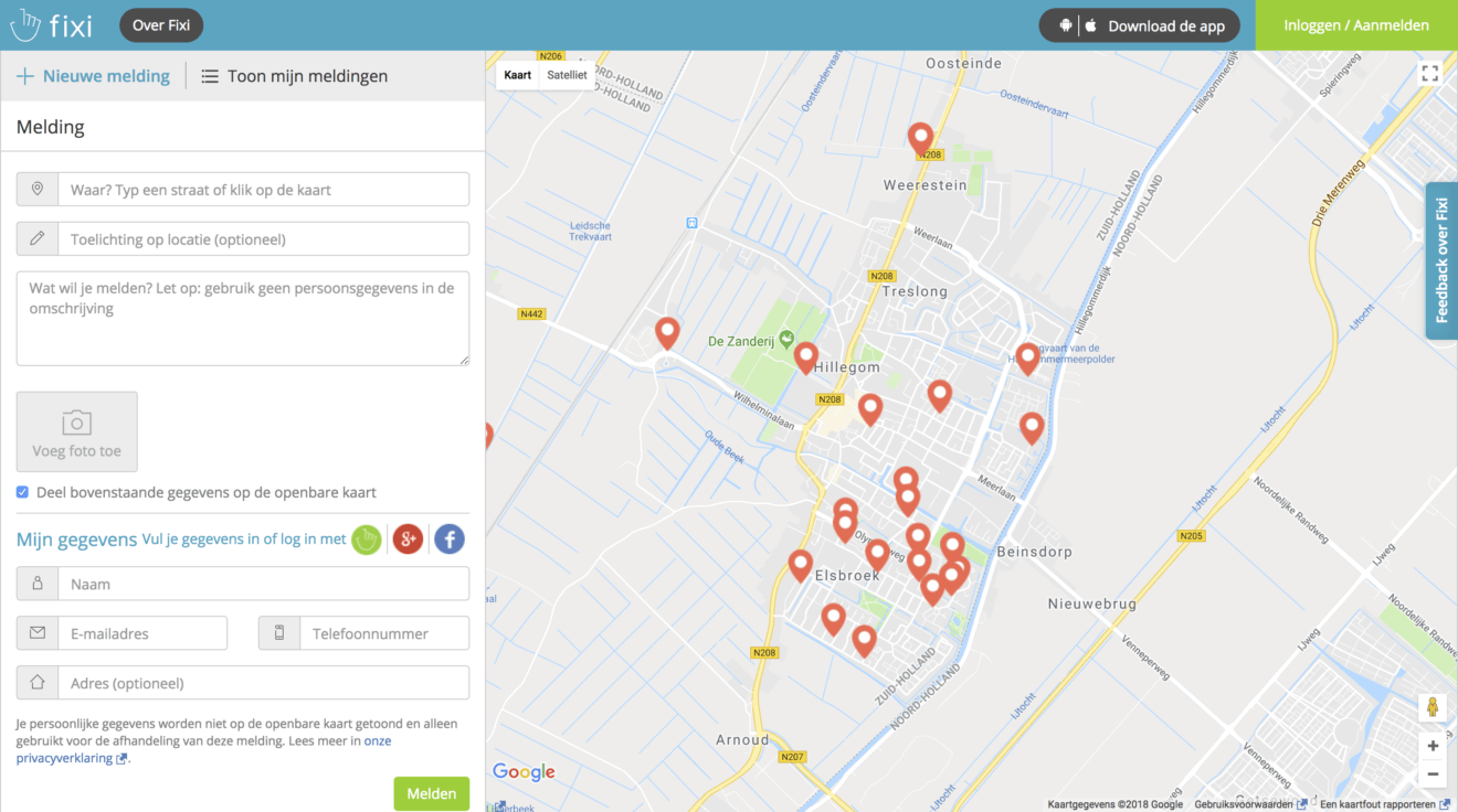 Nieuw meldsysteem voor de openbare ruimte: Fixi
