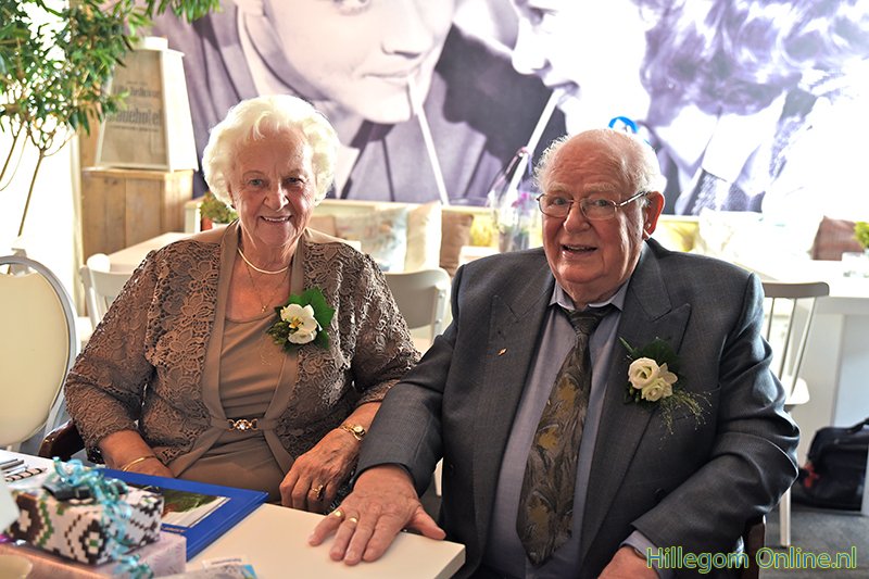 70 jarig bruidspaar Nieuwenhuizen-Holwerda