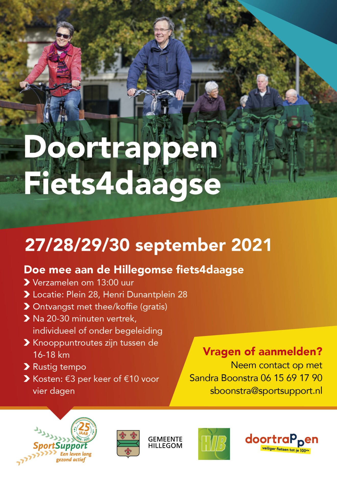 Doortrappen Fiets4Daagse