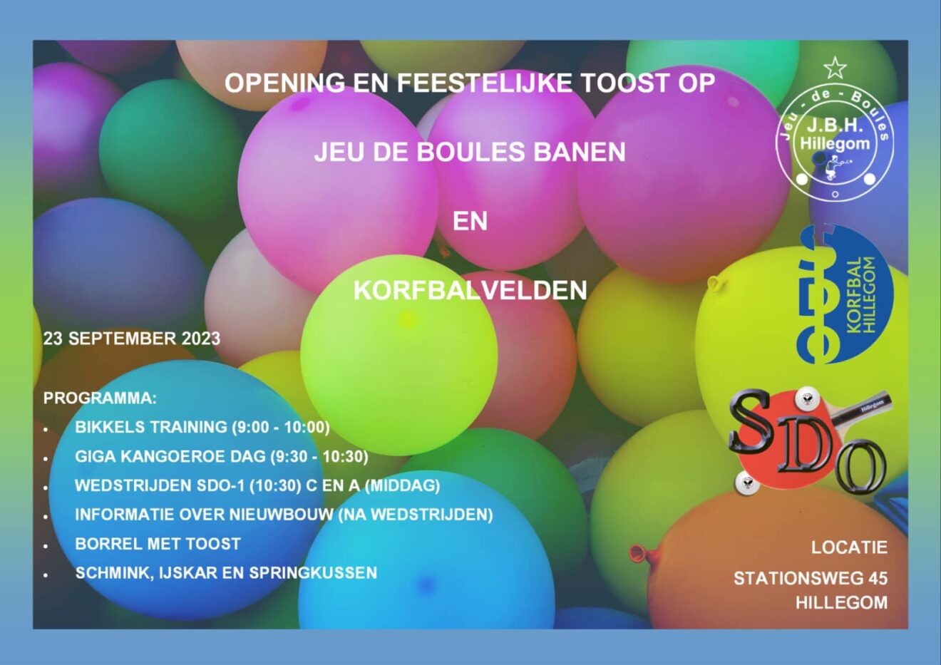 Opening nieuwe velden SDO en JBH