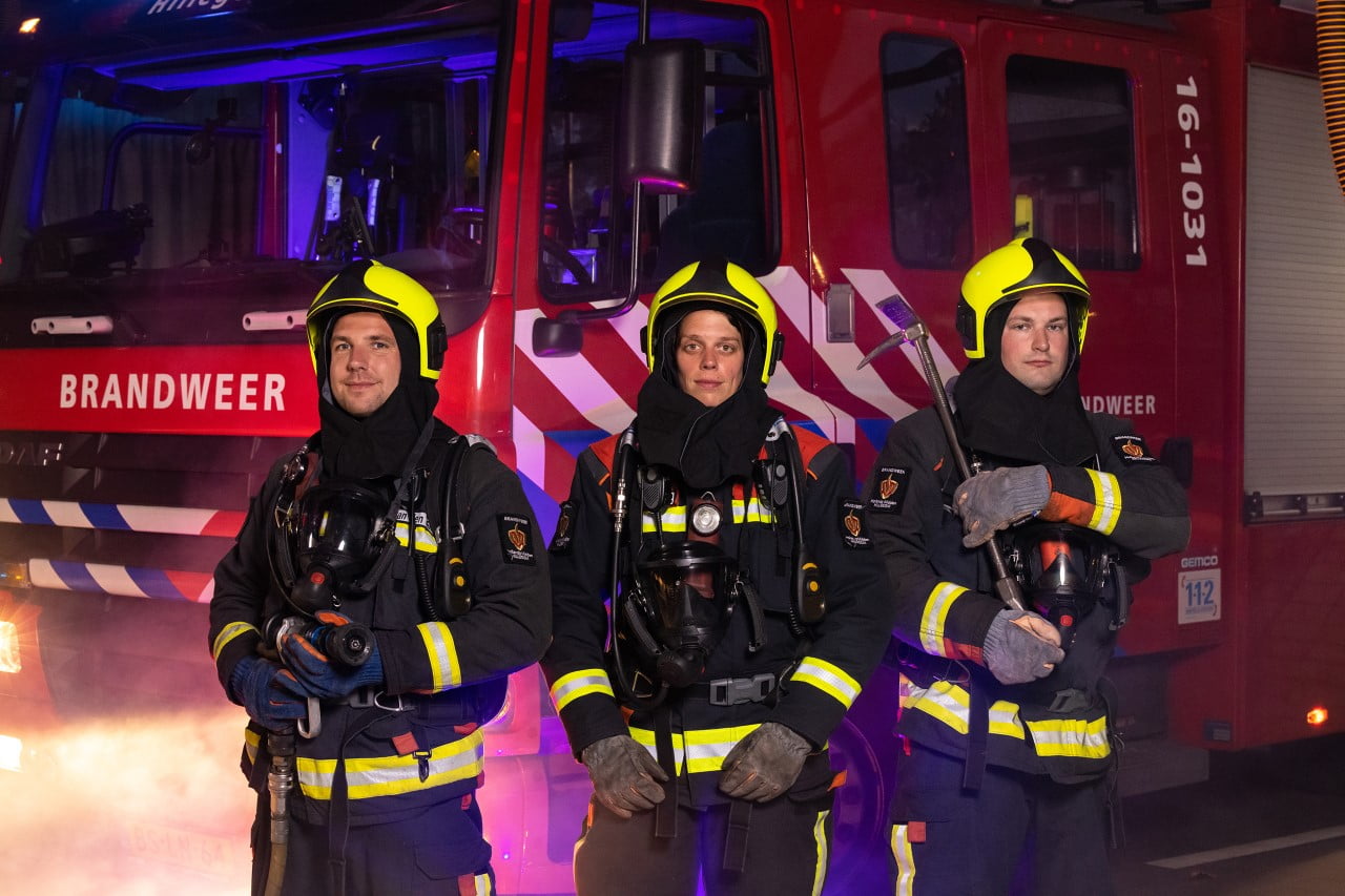 Brandweer Hillegom in tv-programma 'Als de Brandweer'