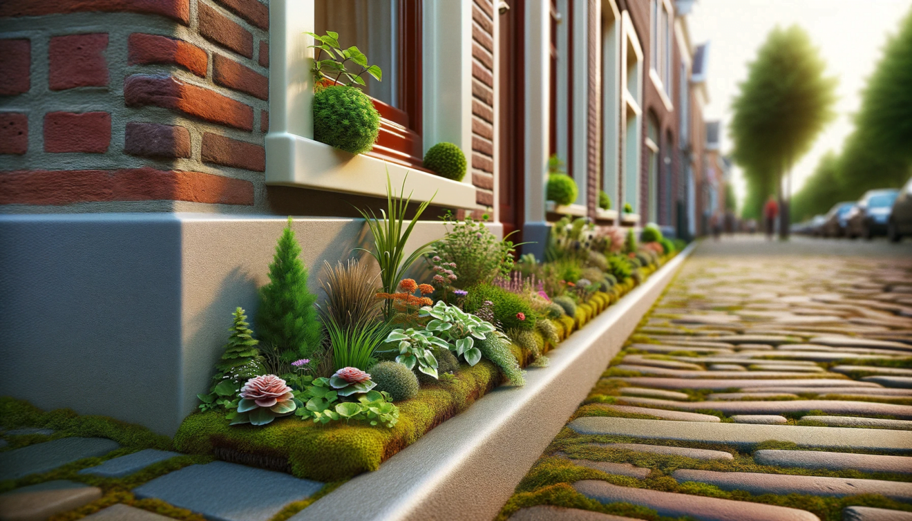 Een geveltuin fleurt de straat op