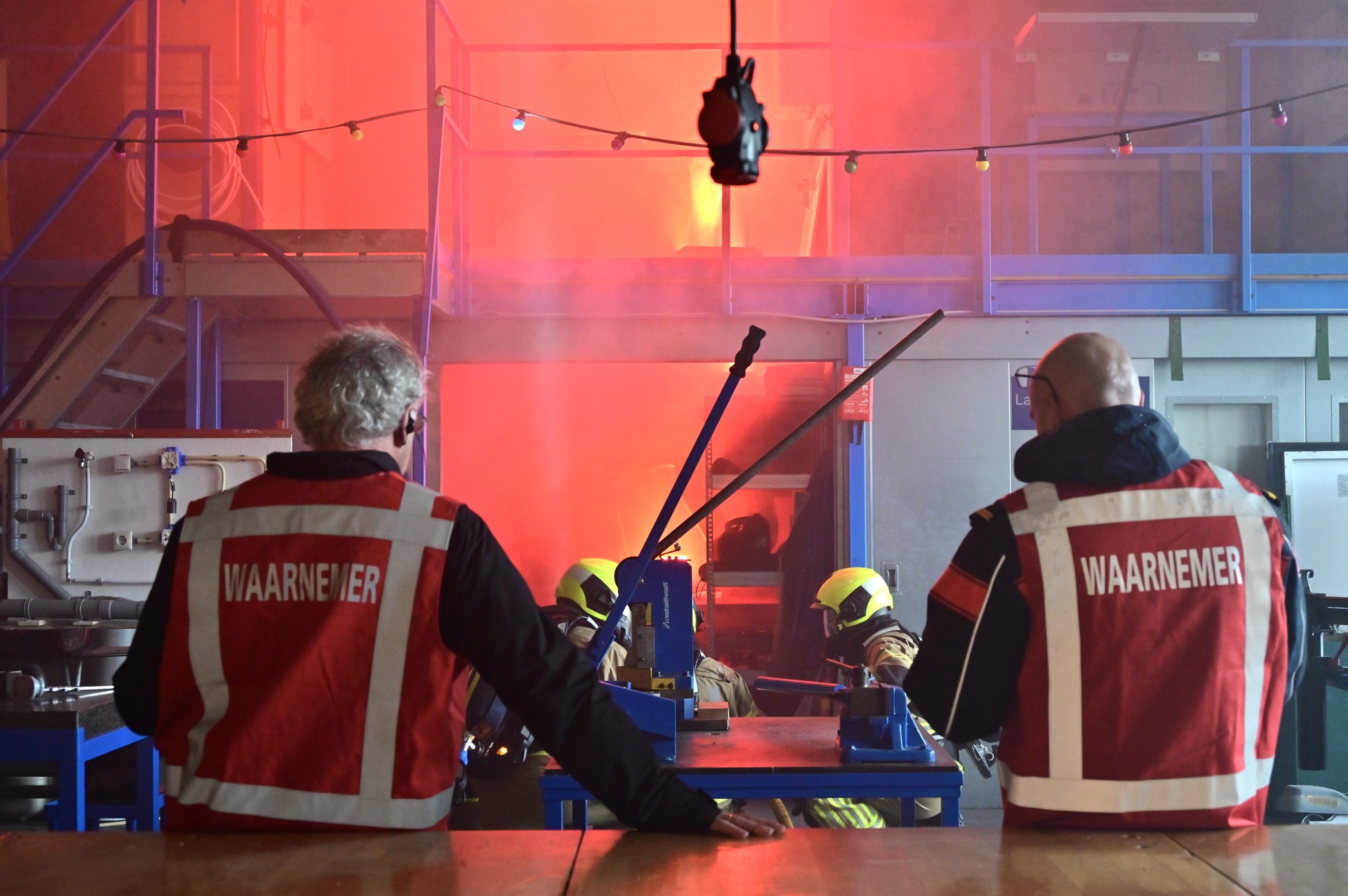 Brandweer toetst vaardigheden