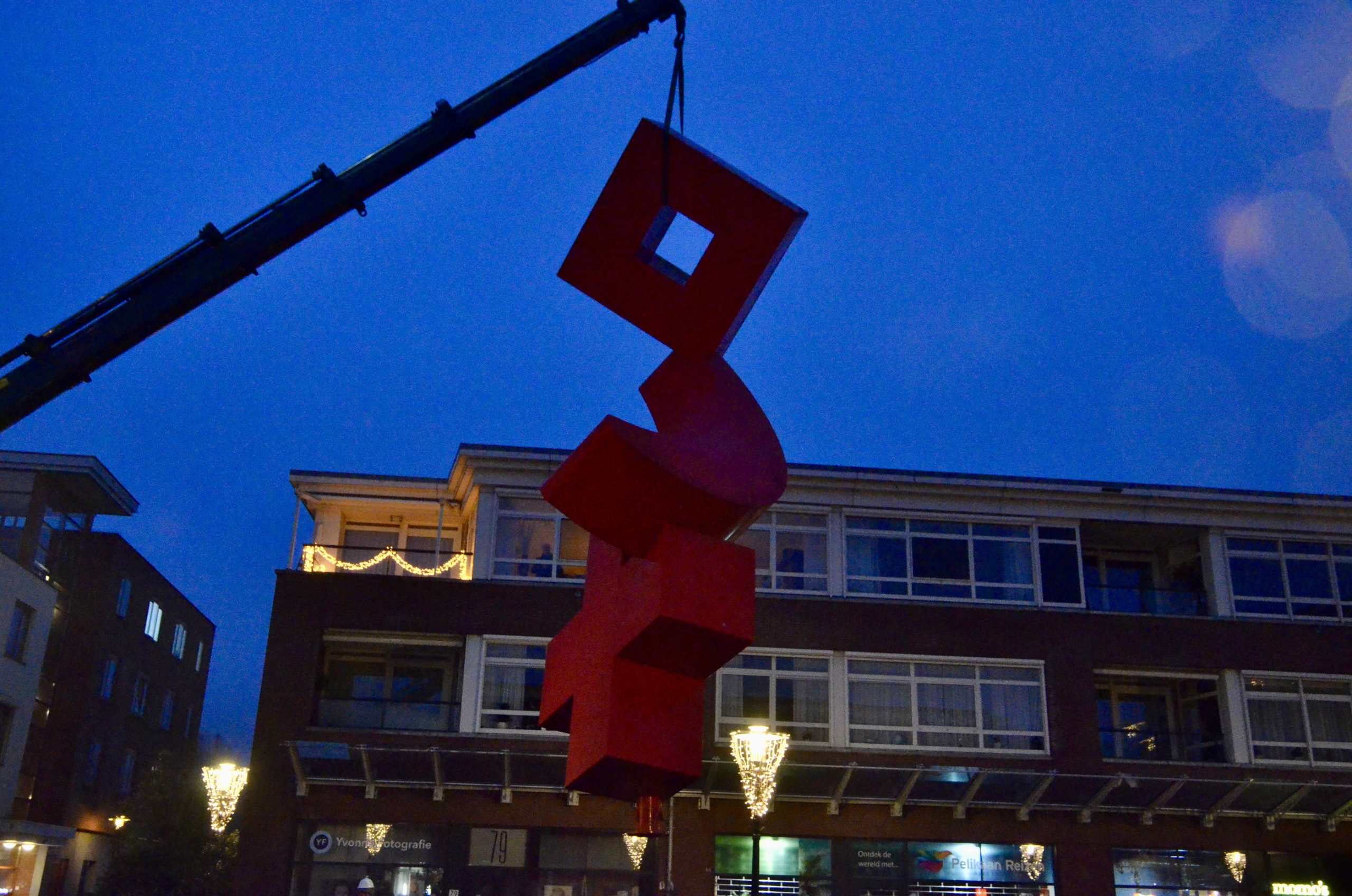 Kunstwerk Henri Dunantplein weggehaald