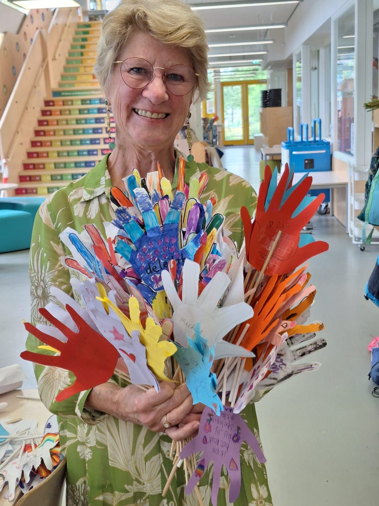 Juf Erny met pensioen