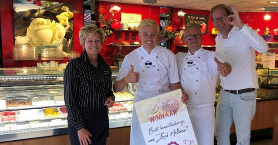 Banketbakkerij van Dam maakt het beste banketbakkersijs van Zuid Holland