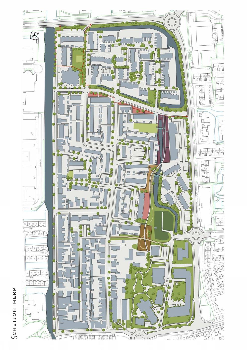 Schetsontwerp voor Park Rozendaal