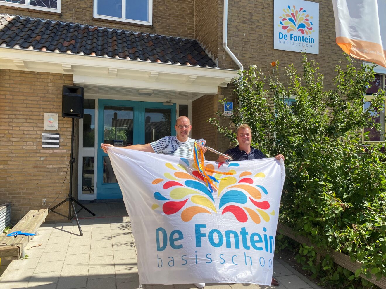 Luuk Veneboer neemt afscheid van Basisschool De Fontein