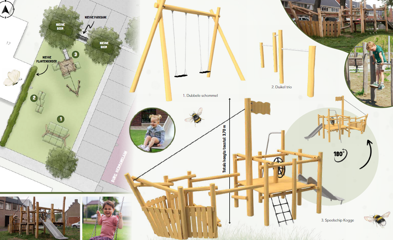 Stem op nieuwe ontwerpen voor speelplekken