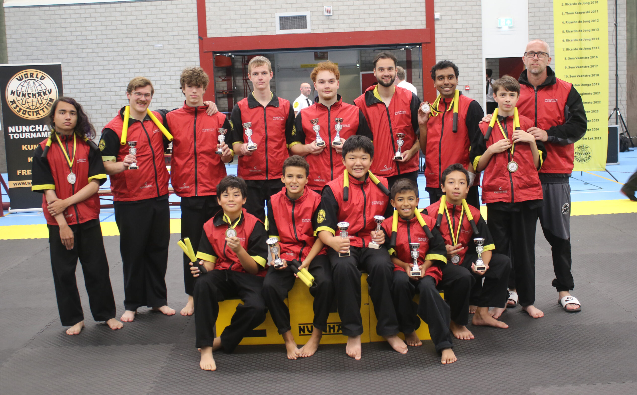 De Jong Sports behaalt zestien podiumplaatsen bij Nunchaku-do Kampioenschappen