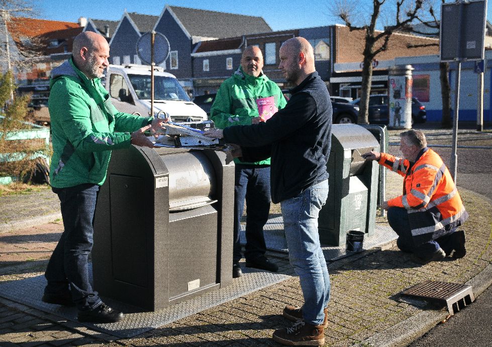 Ondergrondse afvalcontainers opgefrist