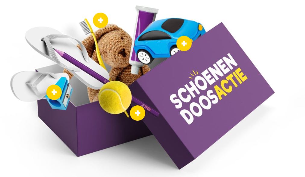 Schoenendozen voor kinderen in armoede