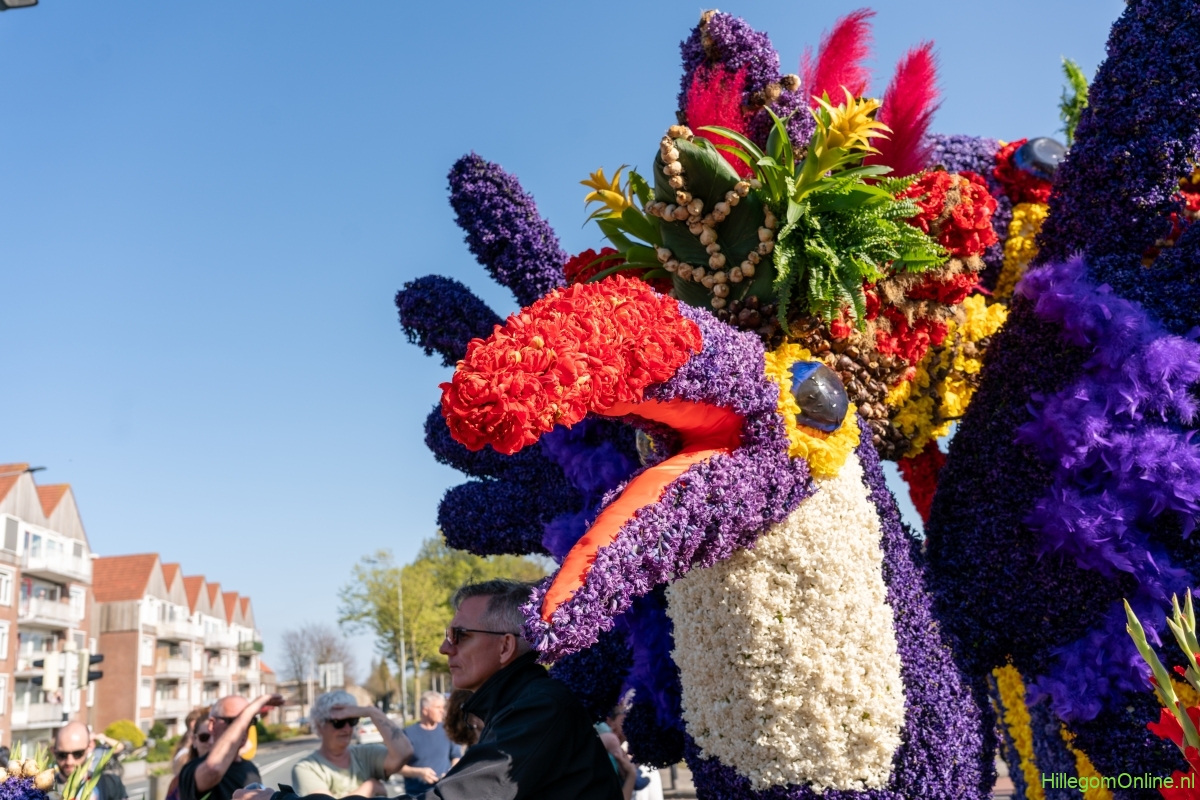 Route en tijdschema Bloemencorso Bollenstreek