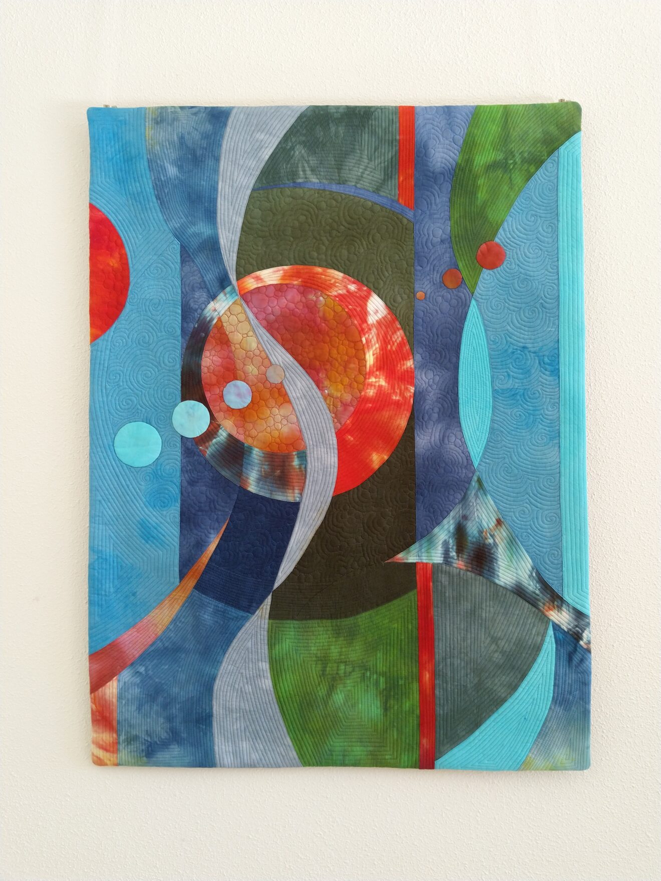 Quilttentoonstelling bij expositie Hillegom